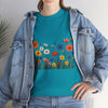 Wildflowers, Graphic T-Shirts for Women, Floral Shirt, Womens Short Sleeve, Ladies Graphic Tees #5112TTS