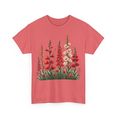 Wildflowers, Graphic T-Shirts for Women, Floral Shirt, Womens Short Sleeve, Ladies Graphic Tees #5122TTS