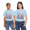 Wildflowers, Graphic T-Shirts for Women, Floral Shirt, Womens Short Sleeve, Ladies Graphic Tees #5118TTS