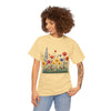 Wildflowers, Graphic T-Shirts for Women, Floral Shirt, Womens Short Sleeve, Ladies Graphic Tees #5117TTS