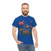 Wildflowers and Orange Roses, Graphic T-Shirts for Women, Floral Shirt, Womens Short Sleeve, Ladies Graphic Tees #5046TTS