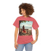 Have You Forgiven Your Ex?  Woman on Bench Looking at Waves, Forgiving T-Shirt, Forgiveness, Relationship Healing Top #5002STS