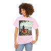 Have You Forgiven Your Ex?  Woman on Bench Looking at Waves, Forgiving T-Shirt, Forgiveness, Relationship Healing Top #5002STS