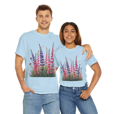Wildflowers, Graphic T-Shirts for Women, Floral Shirt, Womens Short Sleeve, Ladies Graphic Tees #5119TTS