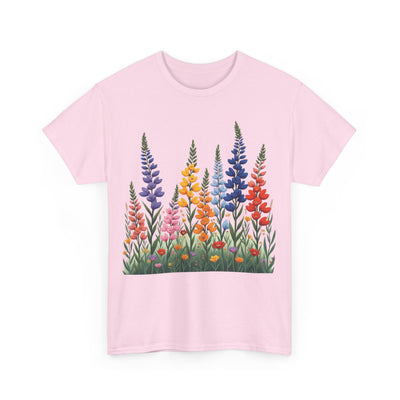 Wildflowers, Graphic T-Shirts for Women, Floral Shirt, Womens Short Sleeve, Ladies Graphic Tees #5120TTS