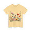 Wildflowers, Graphic T-Shirts for Women, Floral Shirt, Womens Short Sleeve, Ladies Graphic Tees #5109TTS