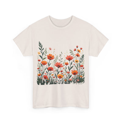 Wildflowers, Graphic T-Shirts for Women, Floral Shirt, Womens Short Sleeve, Ladies Graphic Tees #5102TTS