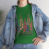 Wildflowers, Graphic T-Shirts for Women, Floral Shirt, Womens Short Sleeve, Ladies Graphic Tees #5118TTS