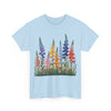 Wildflowers, Graphic T-Shirts for Women, Floral Shirt, Womens Short Sleeve, Ladies Graphic Tees #5120TTS