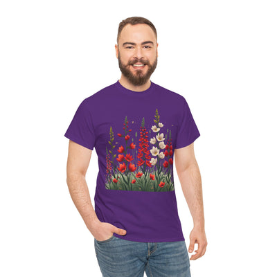 Wildflowers, Graphic T-Shirts for Women, Floral Shirt, Womens Short Sleeve, Ladies Graphic Tees #5122TTS