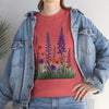 Wildflowers, Graphic T-Shirts for Women, Floral Shirt, Womens Short Sleeve, Ladies Graphic Tees #5125TTS