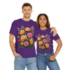 Wildflowers and Pink & Yellow Roses, Graphic T-Shirts for Women, Floral Shirt, Womens Short Sleeve, Ladies Graphic Tees #5142TTS