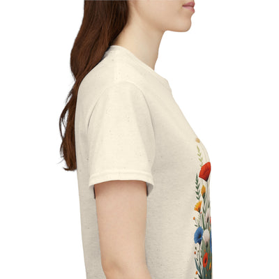 Wildflowers, Graphic T-Shirts for Women, Floral Shirt, Womens Short Sleeve, Ladies Graphic Tees #5108TTS