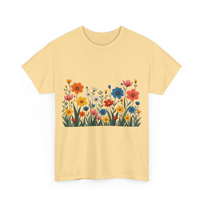 Wildflowers, Graphic T-Shirts for Women, Floral Shirt, Womens Short Sleeve, Ladies Graphic Tees #5112TTS
