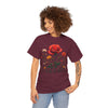 Wildflowers and a Red Rose, Graphic T-Shirts for Women, Floral Shirt, Womens Short Sleeve, Ladies Graphic Tees #5007TTS