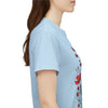 Wildflowers and Red Roses, Graphic T-Shirts for Women, Floral Shirt, Womens Short Sleeve, Ladies Graphic Tees #5034TTS