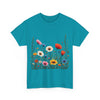 Wildflowers, Graphic T-Shirts for Women, Floral Shirt, Womens Short Sleeve, Ladies Graphic Tees #5109TTS