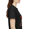Wildflowers and Pink & Yellow Roses, Graphic T-Shirts for Women, Floral Shirt, Womens Short Sleeve, Ladies Graphic Tees #5138TTS