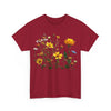 Wildflowers and a Yellow Rose, Graphic T-Shirts for Women, Floral Shirt, Womens Short Sleeve, Ladies Graphic Tees #5009TTS
