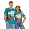 Have You Forgiven Your Ex?  Woman on Bench Looking at Waves, Forgiving T-Shirt, Forgiveness, Relationship Healing Top #5002STS