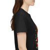 Wildflowers and Red Roses, Graphic T-Shirts for Women, Floral Shirt, Womens Short Sleeve, Ladies Graphic Tees #5129TTS