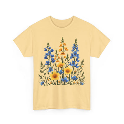 Wildflowers, Graphic T-Shirts for Women, Floral Shirt, Womens Short Sleeve, Ladies Graphic Tees #5121TTS
