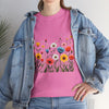 Wildflowers, Graphic T-Shirts for Women, Floral Shirt, Womens Short Sleeve, Ladies Graphic Tees #5114TTS