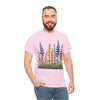 Wildflowers, Graphic T-Shirts for Women, Floral Shirt, Womens Short Sleeve, Ladies Graphic Tees #5120TTS
