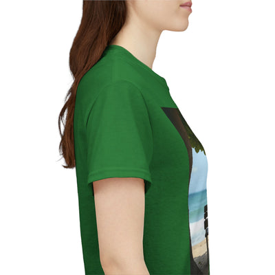 Have You Forgiven Your Ex?Man on Bench Looking at Waves, Forgiving T-Shirt, Forgiveness, Relationship Healing Top #5005STS