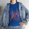 Wildflowers, Graphic T-Shirts for Women, Floral Shirt, Womens Short Sleeve, Ladies Graphic Tees #5118TTS