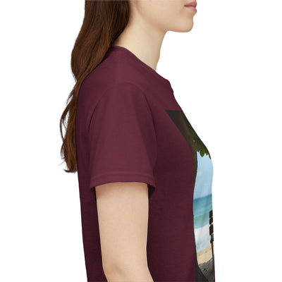Have You Forgiven Your Ex?Man on Bench Looking at Waves, Forgiving T-Shirt, Forgiveness, Relationship Healing Top #5005STS