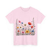 Wildflowers, Graphic T-Shirts for Women, Floral Shirt, Womens Short Sleeve, Ladies Graphic Tees #5109TTS