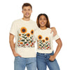 Sunflowers & Wildflowers, Graphic T-Shirts for Women, Floral Shirt, Womens Short Sleeve, Ladies Graphic Tees #5154TTS