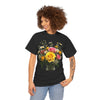 Wildflowers and Pink & Yellow Roses, Graphic T-Shirts for Women, Floral Shirt, Womens Short Sleeve, Ladies Graphic Tees #5143TTS