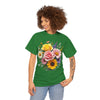 Wildflowers and Pink & Yellow Roses, Graphic T-Shirts for Women, Floral Shirt, Womens Short Sleeve, Ladies Graphic Tees #5145TTS