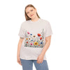 Wildflowers, Graphic T-Shirts for Women, Floral Shirt, Womens Short Sleeve, Ladies Graphic Tees #5109TTS