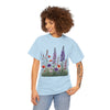 Wildflowers, Graphic T-Shirts for Women, Floral Shirt, Womens Short Sleeve, Ladies Graphic Tees #5125TTS
