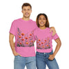 Wildflowers, Graphic T-Shirts for Women, Floral Shirt, Womens Short Sleeve, Ladies Graphic Tees #5102TTS