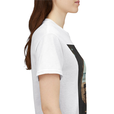 Have You Forgiven Your Ex?Woman on Bench Looking at Waves, Forgiving T-Shirt, Forgiveness, Relationship Healing Top #5002STS