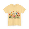 Wildflowers, Graphic T-Shirts for Women, Floral Shirt, Womens Short Sleeve, Ladies Graphic Tees #5114TTS