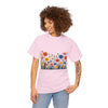 Wildflowers, Graphic T-Shirts for Women, Floral Shirt, Womens Short Sleeve, Ladies Graphic Tees #5112TTS