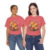 Wildflowers and Pink & Yellow Roses, Graphic T-Shirts for Women, Floral Shirt, Womens Short Sleeve, Ladies Graphic Tees #5137TTS
