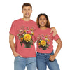 Wildflowers and Pink & Yellow Roses, Graphic T-Shirts for Women, Floral Shirt, Womens Short Sleeve, Ladies Graphic Tees #5143TTS