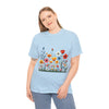 Wildflowers, Graphic T-Shirts for Women, Floral Shirt, Womens Short Sleeve, Ladies Graphic Tees #5115TTS