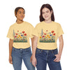 Wildflowers, Graphic T-Shirts for Women, Floral Shirt, Womens Short Sleeve, Ladies Graphic Tees #5117TTS