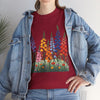 Wildflowers, Graphic T-Shirts for Women, Floral Shirt, Womens Short Sleeve, Ladies Graphic Tees #5120TTS