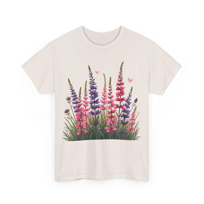 Wildflowers, Graphic T-Shirts for Women, Floral Shirt, Womens Short Sleeve, Ladies Graphic Tees #5119TTS