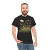 Wildflowers and White Roses, Graphic T-Shirts for Women, Floral Shirt, Womens Short Sleeve, Ladies Graphic Tees #5041TTS