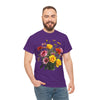 Wildflowers and Pink & Yellow Roses, Graphic T-Shirts for Women, Floral Shirt, Womens Short Sleeve, Ladies Graphic Tees #5138TTS
