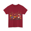 Wildflowers, Graphic T-Shirts for Women, Floral Shirt, Womens Short Sleeve, Ladies Graphic Tees #5113TTS